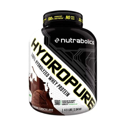 Nutrabolics Hydropure 100% Hydrolyzed Whey Protein 4.5lbs